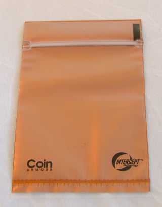 Corrosion Intercept Zipper bags are perfect for protecting priceless coins and valuables