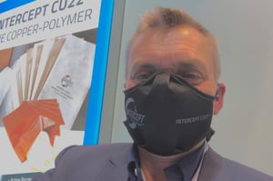 Wearing INTERCEPT CU22 Mask