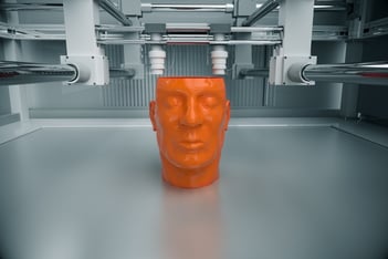 3D Printed Human Face